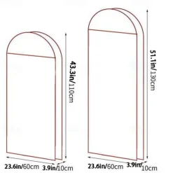 3 Pack Breathable Mink Coat Fur Dust Cover Clothes Dust Cover Hanging Clothes Dust Bag Non Fluffy Coat Cover