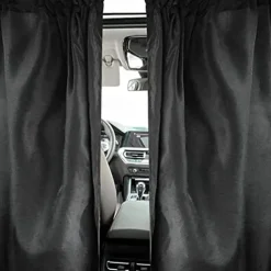 2 Pack Car Divider Curtain Blackout, Car Privacy Curtains Dividers, Detachable Car Screens Sun Shades for Car & Van Travel Camping to Protect Sleep