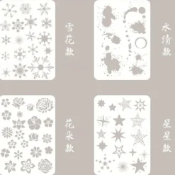 1 Pack Of Finger Sponge Daubers With Storage Case For Painting Art Ink Crafts