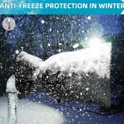 4 Pack Outdoor Faucet Covers for Winter Faucet Cover Freeze Protection Insulated Anti-Freeze Waterproof Material Reusable Faucet Cover Socks for Various Faucet Spigot,Pipe,Garden Hose Bib