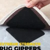 5 Packs Rug Grippers for Rug Non Slip Rug Pads for Home Floors Anti Slip Carpet Tape for Area Rugs Livingroom Bedroom