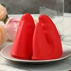1 Pair Anti-Scald Pot Holders, Red Silicone Oven Glove Set, Lobster Claw Oven Gloves, Red Crab Oven Glove, Non-Slip Silicone Oven Gloves, Kitchen Safe Cooking Gloves For Oven