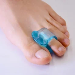 1 Pair Blue Soft Silicone Gel Toe Separator Hallux Valgus Bunion Spacers Thumb Corrector Foot Care Tool