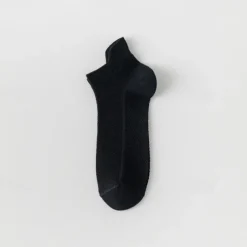 1 Pair Men's Simple Breathable Mesh Short Socks, Thin Basketball Sports Socks, Summer, Solid Color