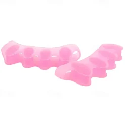 1 Pair Silicone Toes Separators Straightener Spreader Professional Soft Separator Bunion Hallux Valgus Relief Foot Care