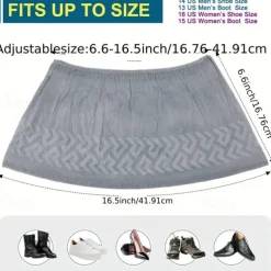 50 Pairs Extra Large Disposable Boot and Shoe Covers Non Slip Water Resistant Reusable Booties Shoe Covers Fits US Men's Size 10.5 Women's 12 Size