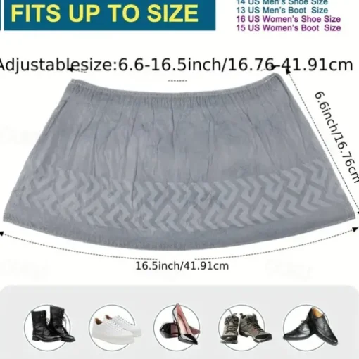50 Pairs Extra Large Disposable Boot and Shoe Covers Non Slip Water Resistant Reusable Booties Shoe Covers Fits US Men's Size 10.5 Women's 12 Size