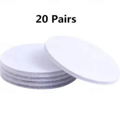 20 Pairs 60mm Strong Self Adhesive Fastener Nylon Hook Dots Stickers Adhesive Tape For Bed Sheet Sofa Mat Carpet Anti Slip Mat