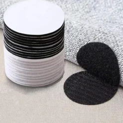 20 Pairs 60mm Strong Self Adhesive Fastener Nylon Hook Dots Stickers Adhesive Tape For Bed Sheet Sofa Mat Carpet Anti Slip Mat