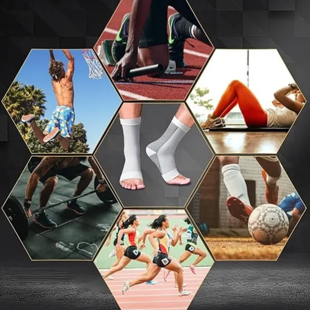 3 Pairs Neuropathy Socks,Toeless Compression Socks for Women and Men Soothe Socks for Neuropathy Pain Ankle Brace Plantar Fasciitis Relief