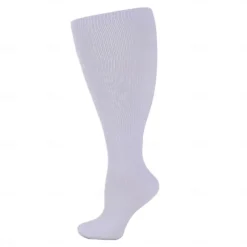 3 Pairs Plus Size Compression Socks for Women & Men, 15-20mmHg Extra Wide Calf Knee High Stockings for Circulation Support
