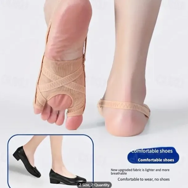 1 Pairs Toe Correction Socks, Toe Overlapping Separator, Ultra-thin Breathable Shoes-Wearable for Men & Women Adjustable