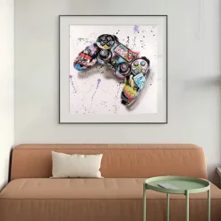 1 Panel Cola Burger Prints Posters Creative Graffiti Street Wall Art Wall Hanging Gift Home Decoration Rolled Canvas No Frame Unframed Unstretched