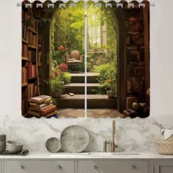 2 Panels Fantasy Room Curtain Drapes Blackout Curtain For Living Room Bedroom Kitchen Window Treatments Thermal Insulated Room Darkening