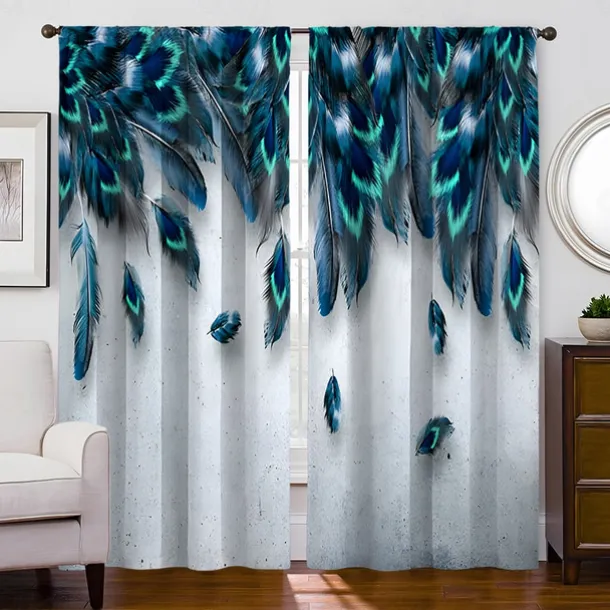 2 Panels Golden Roses Curtain Drapes Blackout Curtain For Living Room Bedroom Kitchen Window Treatments Thermal Insulated Room Darkening