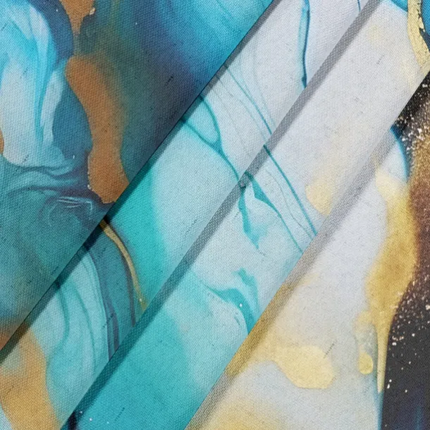 2 Panels Marble Pattern Curtain Drapes 100% Blackout Curtain For Living Room Bedroom Kitchen Window Treatments Thermal Insulated Room Darkening