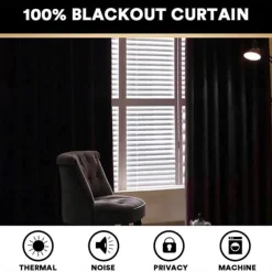 2 Panels Marble Pattern Curtain Drapes 100% Blackout Curtain For Living Room Bedroom Kitchen Window Treatments Thermal Insulated Room Darkening