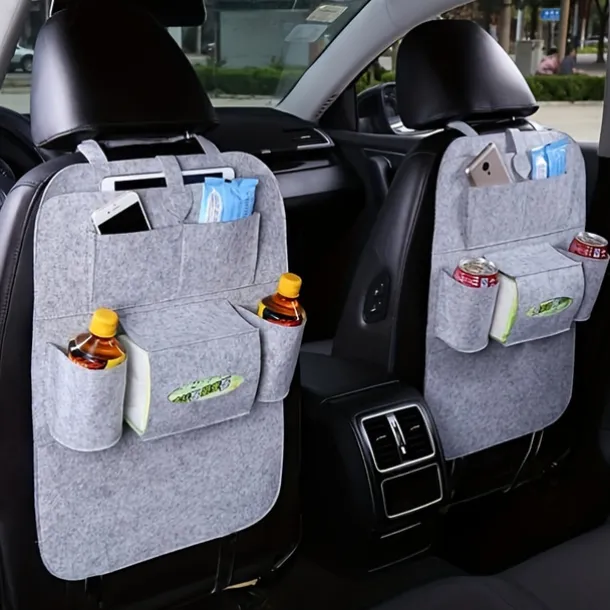 1 Pc Car Seat Back Storage Bag, Hanging Organizer Bag, Car Seat Back Pocket