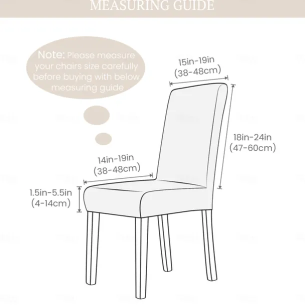 2 Pcs Dining Chair Cover Burgundy Water Repellent Stretch Chair Seat Slipcover Spandex with Elastic Bottom Protector for Dining Room Wedding Ceremony Durable Washable