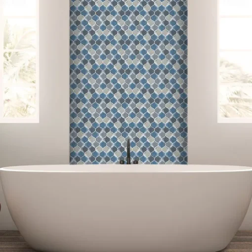 10 PCS Imitation Epoxy Tile Sticker Color Lantern Wall Sticker House Renovation Diy Self-adhesive Pvc Wallpaper Painting Kitchen Waterproof And Oilproof Wall Sticker