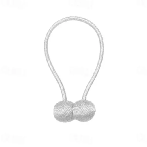 2 Pcs Magnetic Curtain Tie Backs Window Gold Curtain Tiebacks Buckles Holdbacks Clip for Home Bedroom Office Decorative Curtain