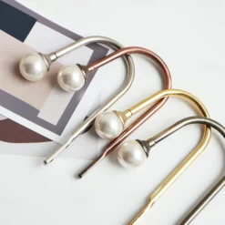 2 Pcs Metal Curtain Holdback Curtain Tie Backs Drapery Tiebacks Accessories Window Treatments Buckles Wall Hooks for Home Hotel Window Decor