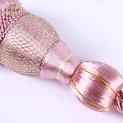 2 Pcs Rope Curtain Tassel Tie Backs Curtain Fringe Tiebacks Holdbacks Window Drapes Curtain Supplies Rope Room Accessories