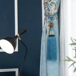 2 Pcs Rope Curtain Tassel Tie Backs Curtain Fringe Tiebacks Holdbacks Window Drapes Curtain Supplies Rope Room Accessories