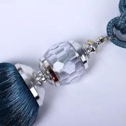 2 Pcs Rope Curtain Tassel Tie Backs Curtain Fringe Tiebacks Holdbacks Window Drapes Curtain Supplies Rope Room Accessories