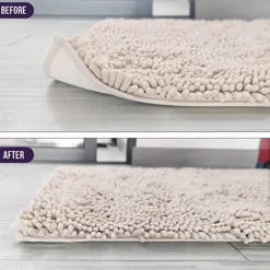 8 PCS Rug Tape, Reusable Washable Carpet Tape, Double Sided Non-Slip Rug Pads for Hardwood Floors, Rug Stoppers for Area Rugs, Black