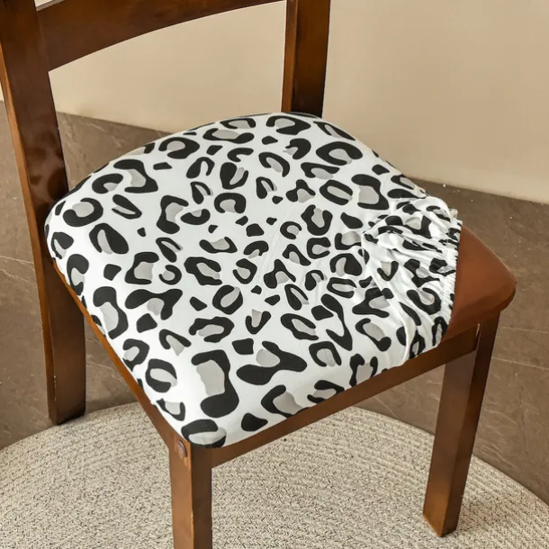 2 Pcs Seat Covers for Dining Room Stretch Seat Slipcover Removable Washable Upholstered Chair Cushion Slipcovers for Kitchen Office