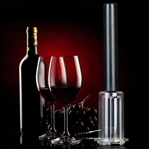 4 Pcs set Air Pump Wine Bottle Opener Air Pressure Vacuum Red Wine Stopper Beer Lid Opener Corkscrew Corks Out Tool Stainless Steel Pin