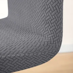 2 Pcs Stretch Bar Stool Cover Burgundy Grey Pub Counter Stool Chair Slipcover Square Swivel Barstool Chair Cover for Dining Room Cafe Non Slip with Elastic Bottom