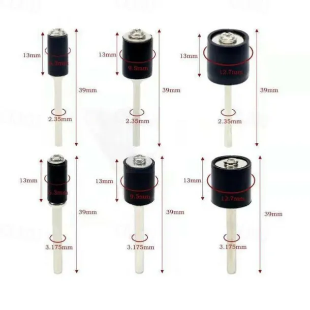 307 Pieces Drum Sander Set Sanding Drum Kit 300 Pieces Sanding Band Sleeves (80 /120 /240 ) + 6 Pieces Drum Mandrels for Dremel Rotary Tool (2.35Mm/3.17Mm)+ 1 Combination Wrench