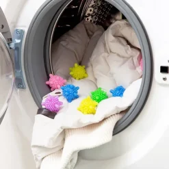 5 Pieces Reusable Anti-Winding Lint Hair Catcher Solid Scrubbing Washing Ball Laundry Balls for Washing Machine