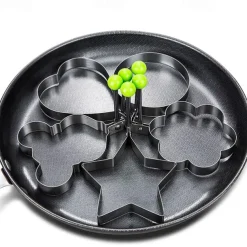 5 Pieces Set Fried Egg Mold Pancake Rings Shaped Omelette Mold Mould Frying Egg Cooking Tools Kitchen Supplies Accessories Gadget