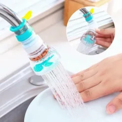 360 Rotatable Bent Water Saving Tap Aerator Diffuser Faucet Nozzle Filter Water Filter Swivel Head Kitchen Faucet Bubbler