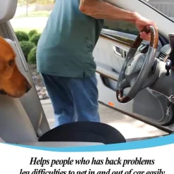360 Rotating Seat Cushion for Car, Rotating Seat Cushion Elderly for Car, 360 Rotating Swivel Car Seat Non Slip Cushion