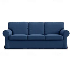 3 Seat Sofa Cover, 100 Cotton Couch Cover with 3 Cushion Cover and 3 Backrest Cover, Slipcover Washable Furniture Protector LITB PRIME cover Ektcover