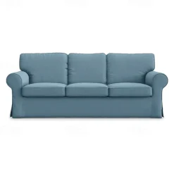 3 Seat Sofa Cover, 100 Cotton Couch Cover with 3 Cushion Cover and 3 Backrest Cover, Slipcover Washable Furniture Protector LITB PRIME cover Ektcover