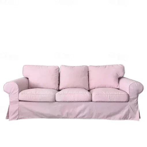 3 Seat Sofa Cover Couch Cover with 3 Cushion Cover and 3 Backrest Cover, Burgundy Red Slipcover Washable Furniture Protector LITB PRIME cover Ektcover