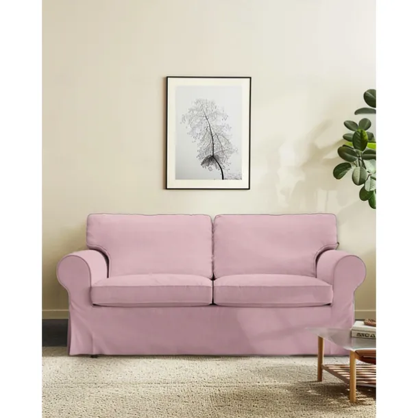 2 Seat Sofa Cover or 2 Seat Sofa Bed Cover with Cushion Covers and Backrest Covers For Ektorp Couch Slipcover Washable Furniture Protector LITB PRIME cover Ektcover