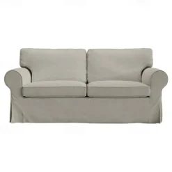 2 Seat Sofa Cover or 2 Seat Sofa Bed Cover with Cushion Covers and Backrest Covers For Ektorp Couch Slipcover Washable Furniture Protector LITB PRIME cover Ektcover