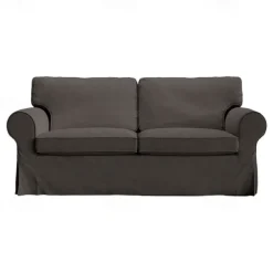 2 Seat Sofa Cover or 2 Seat Sofa Bed Cover with Cushion Covers and Backrest Covers For Ektorp Couch Slipcover Washable Furniture Protector LITB PRIME cover Ektcover