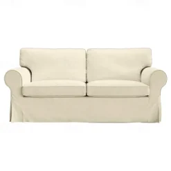 2 Seat Sofa Cover or 2 Seat Sofa Bed Cover with Cushion Covers and Backrest Covers For Ektorp Couch Slipcover Washable Furniture Protector LITB PRIME cover Ektcover