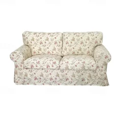 2 Seat Sofa Cover or 2 Seat Sofa Bed Cover with Cushion Covers and Backrest Covers For Ektorp Couch Slipcover Washable Furniture Protector LITB PRIME cover Ektcover