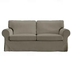 2 Seat Sofa Cover or 2 Seat Sofa Bed Cover with Cushion Covers and Backrest Covers For Ektorp Couch Slipcover Washable Furniture Protector LITB PRIME cover Ektcover