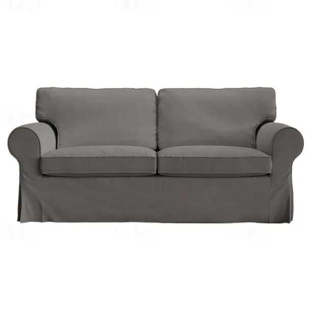 2 Seat Sofa Cover or 2 Seat Sofa Bed Cover with Cushion Covers and Backrest Covers For Ektorp Couch Slipcover Washable Furniture Protector LITB PRIME cover Ektcover