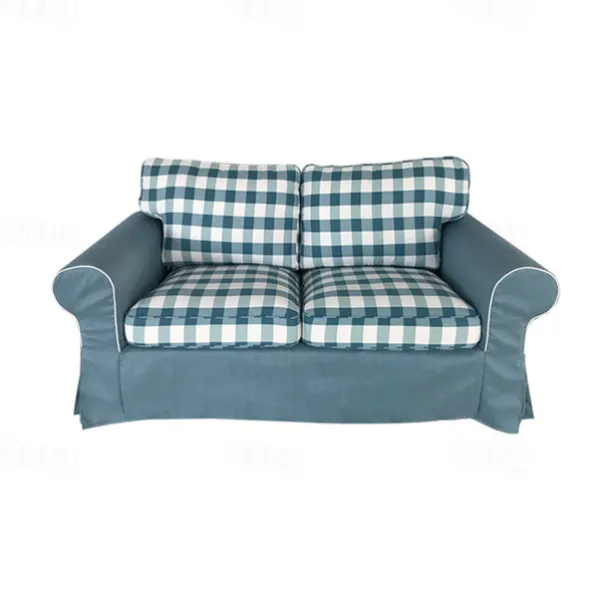 2 Seat Sofa Cover or 2 Seat Sofa Bed Cover with Cushion Covers and Backrest Covers For Ektorp Couch Slipcover Washable Furniture Protector LITB PRIME cover Ektcover