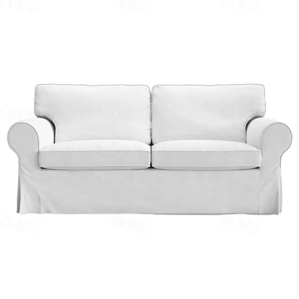 2 Seat Sofa Cover or 2 Seat Sofa Bed Cover with Cushion Covers and Backrest Covers For Ektorp Couch Slipcover Washable Furniture Protector LITB PRIME cover Ektcover